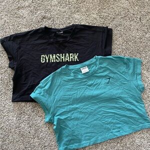 Gymshark crop top t-shirts (x2)